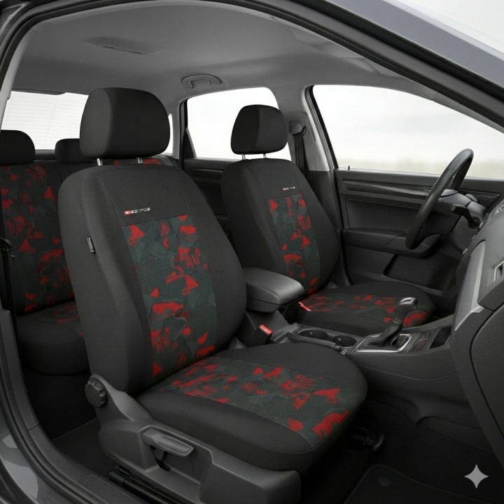 Pokrowce Elegance czerwone