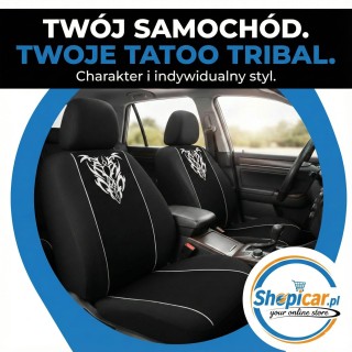 Pokrowce Tribal szare
