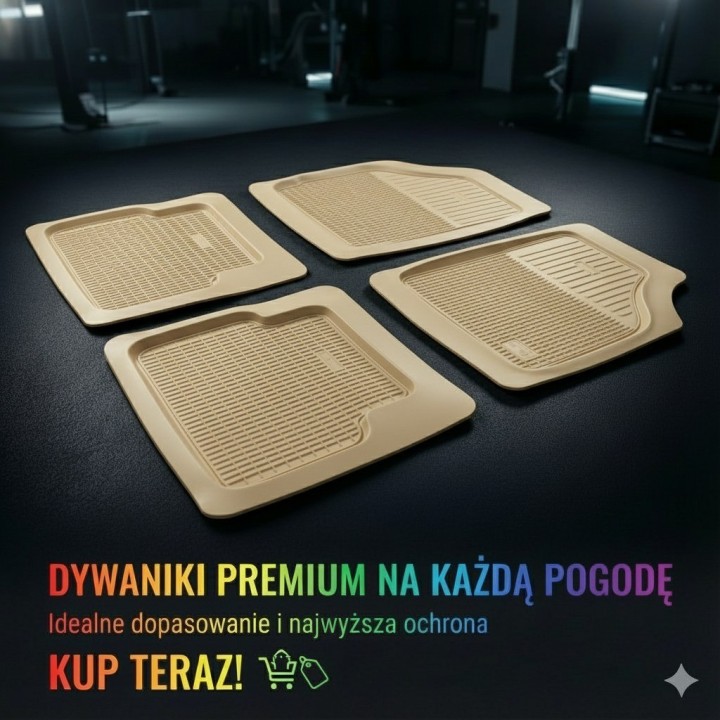 Dywaniki Premium beżowe