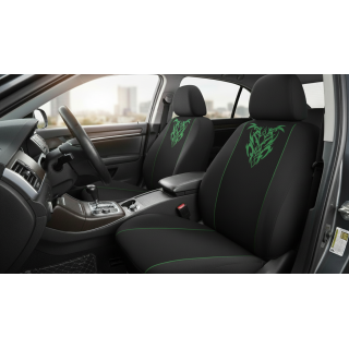 Pokrowce Tribal zielone