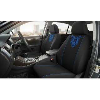 Pokrowce Tribal niebieskie