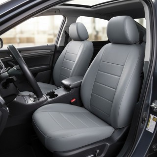 Pokrowce Skóra "Lux" szare